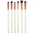 Kit de Pinceis 6 Unidades Branco - RUBY ANJO