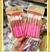 Kit 10 Pinceis Para Maquiagem ROSA - SATIS