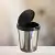 Lixeira Cesto 10 Litros Tampa Click Label Redonda Cor Prata Inox (25670)