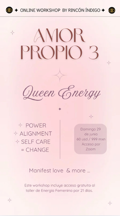 COPIA DEL TALLER DE AMOR PROPIO 3 - QUEEN ENERGY