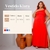 Vestido Feminino Plus Size Longo Com Fenda Lateral Elastex - loja online