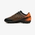 Chuteira Society Umbro Infantil Warskin Preto+Laranja