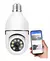 Câmera Segurança Ip 360 Lâmpada Wi-fi Visão Noturna Áudio Hd