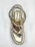FLAT FORM BEBECE CRAQUELET DOURADO - comprar online