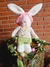 Coelho de pelúcia decorativo - Menino e Menina - 46cm