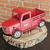 Carrinho de natal de metal - 42cm(C)x18cm(A)