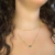 Colar Choker Corrente Veneziana com Bolinhas na internet