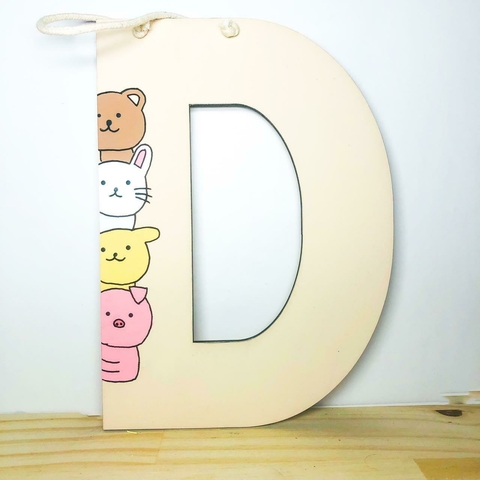 Enfeite Porta maternidade letra customizada - comprar online