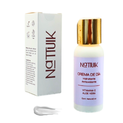 Crema Facial Hidratante de Día con Vitamina E y Aloe Vera, 60 ml