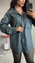 Parka Oversized Couro fake - comprar online
