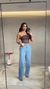Calça Wide Leg Jeans Clássica na internet