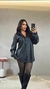Parka Oversized Couro fake - comprar online