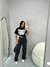 Wide Leg Black Jeans - comprar online