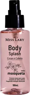 Body Splash Corpo e Cabelo Rosa Mosqueta by Miss Lary