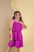 Vestido babado lilas - loja online
