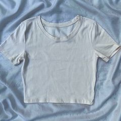Remera Básica Algodón - crema
