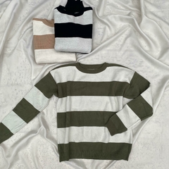 Buzo Rallado Verde - comprar online