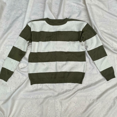 Buzo Rallado Verde