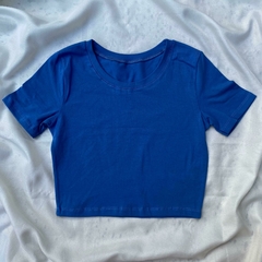 Remera Básica Algodón - azul marino