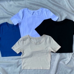 Remera Básica Algodón - azul marino - comprar online