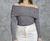 Blusa Ombro a Ombro Tricô - comprar online