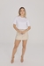 T-Shirt Lisa Aplicação Pérola | Branco