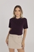 T-Shirt Lisa Aplicação Pérola | Roxo Midnigthplum na internet