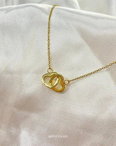 Collar dije corazones entrelazados - comprar en línea