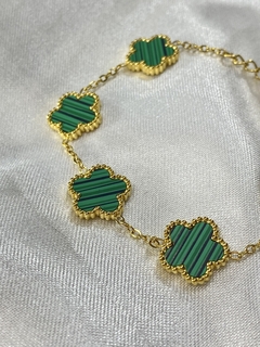 Pulsera trébol 5 hojas - Rolyn MX