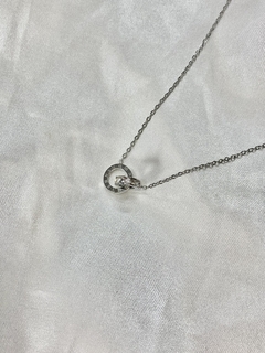 Collar con dije detalle números romanos - tienda en línea