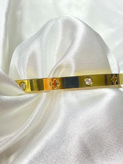 Brazalete luxe trébol - Rolyn MX