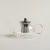 Tetera de Vidrio con Infusor de Acero Linea Bristol en internet