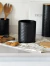 Imagen de Lata Deco con Diseño en Negro y Tapa de Bambú Cookies