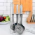 Set Utensilios Nylon - Con mango de acero inoxidable