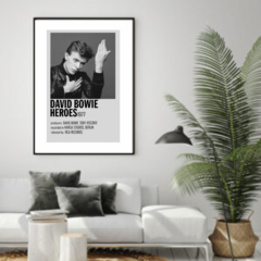 Cuadro Deco Bowie en pvc apto exterior 40x30cm