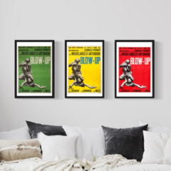 Cuadro Deco triplete Antonioni en pvc apto exterior 40x30cm
