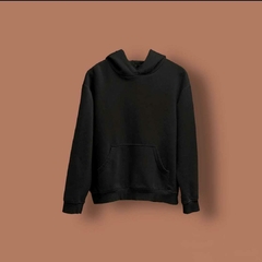 Buzo Negro de algodon y frizados - tienda online