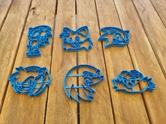 Kit Cortantes Repostería Galletitas Sonic X 6
