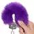 Esposas con peluche violeta en internet