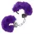 Esposas con peluche violeta