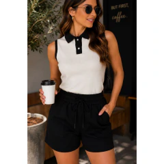 Conjunto Short e Regata Feminino Canelado - comprar online