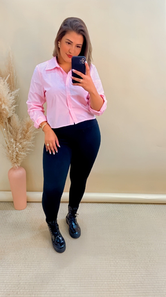 2555 - Blusa social Country com pedraria - comprar online