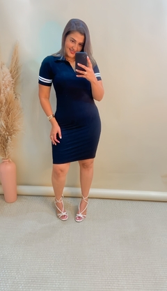 2655 - Vestido Polo Preto - comprar online
