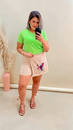 2019 - Short saia com Bordado