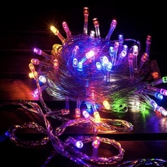 Luces de arroz con 100 Led Multicolor con enchufe