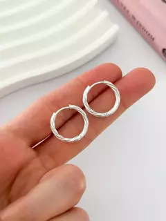 ARGOLLA CLIP 20 MM ACERO BLANCO