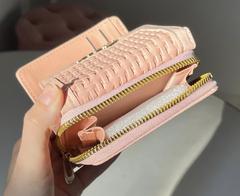 BILLETERA MEDIANA ROSADA - tienda online