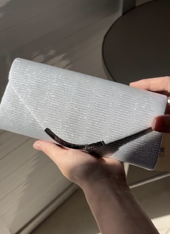 SOBRE/CARTERA DE FIESTA GLITTER CON CADENA DESMONTABLE