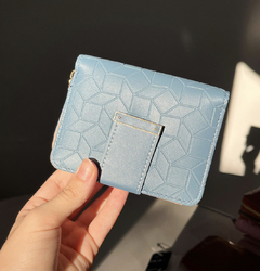 BILLETERA MEDIANA CELESTE - comprar online