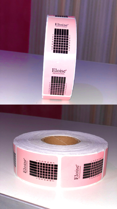 Molde adhesivo rectangular rosa para uñas Eloise - comprar online